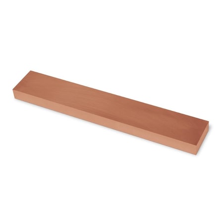 Tci Precision Metals Precision Ground/Milled .500in X 2.000in X 12.000in C110 Copper SB-C110-0500-02-12